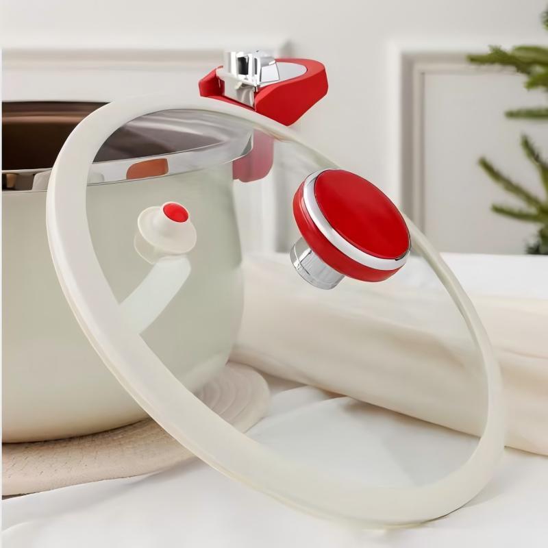 康宁Pyrex珐琅陶晶微压双层汤蒸锅 26cm PX-SCZG-YZT/HP*高清大图