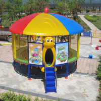 有优贝贝（YUYUBABY）儿童户外游乐设备蹦床玩具10平米带顶棚蹦蹦床跳跳床