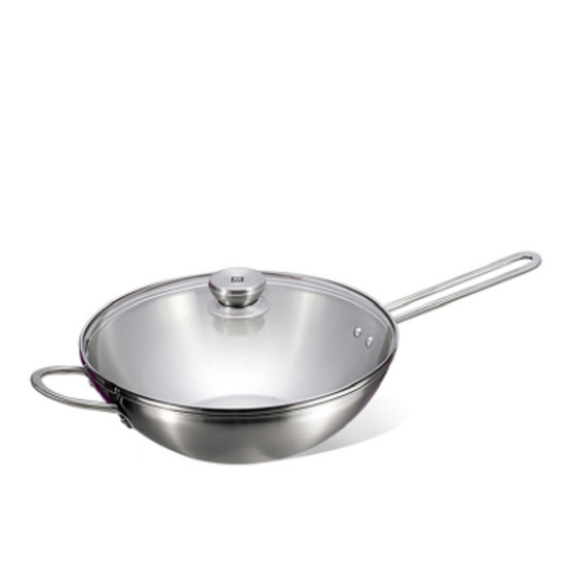 双立人(ZWILLING) TWIN Nova Ⅲ 30cm中式炒锅套装40129-300+37818-000P高清大图
