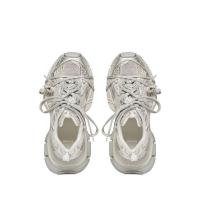 巴黎世家(Balenciaga)男款多色拼接网布加橡胶跑步鞋透气舒适运动