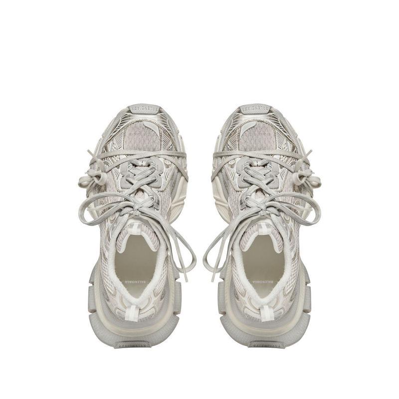巴黎世家(Balenciaga)男款多色拼接网布加橡胶跑步鞋透气舒适运动