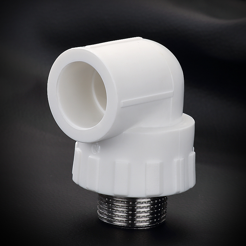 加厚20ppr25外丝弯头4分6分32外牙弯头ppr水管配件接头管件配件