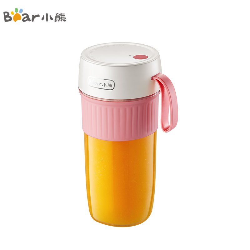 自营 小熊(bear)榨汁机 llj-d03m1 粉色 多功能家用小型便携式榨汁杯