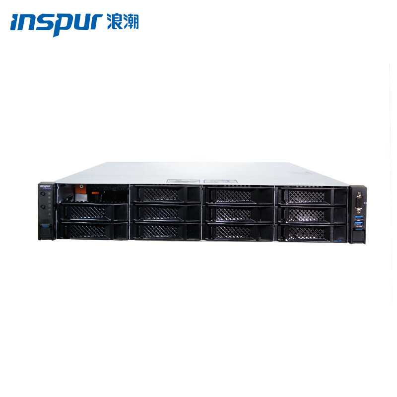 浪潮(inspur) NF5280M6 2U机架式服务器4314 128G 2*480G+3*4TSATA 单电阵列卡
