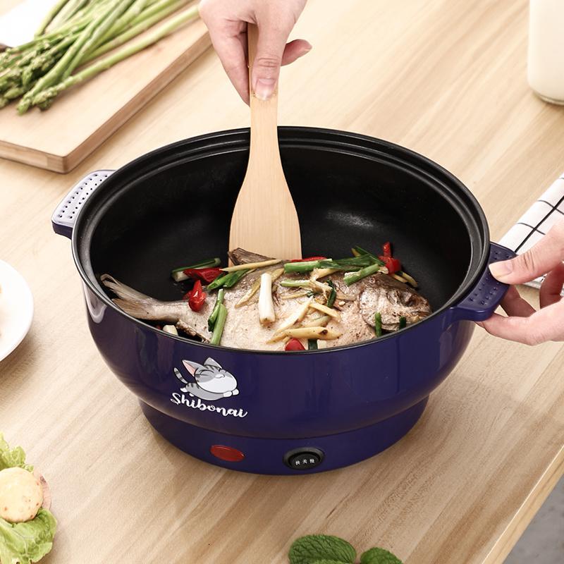 迷你电饭煲家用多功能小电饭锅宿舍学生锅1人2人蒸煮饭炒菜一体锅 紫