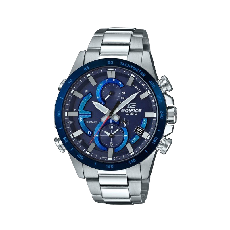 (CASIO)卡西欧EDITHI系列EQB-900DB-2AJF光动能蓝牙男表不锈钢材质日常防水日韩品牌男士石英表