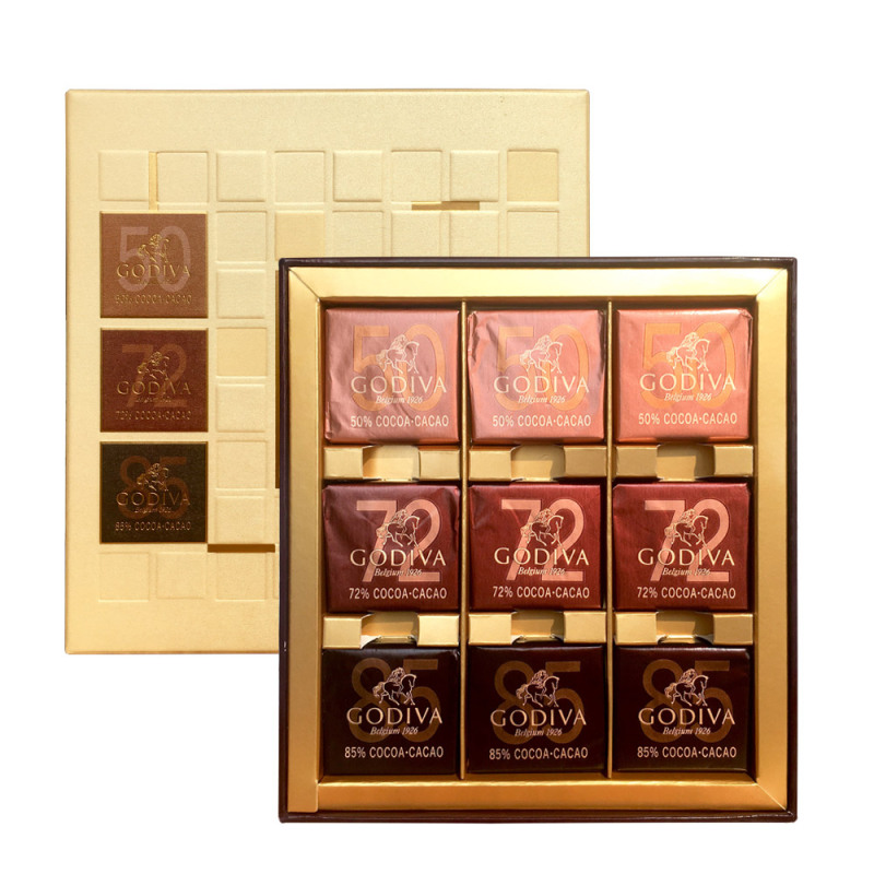 歌帝梵(GODIVA) 歌帝梵商务片装巧克力礼盒9片装