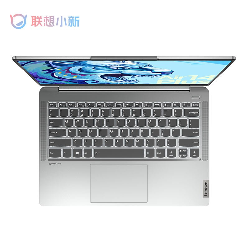 联想小新Air14Plus英特尔酷睿i5 14英寸全面屏轻薄本笔记本电脑(i5-1155G7 16G 512G 2.2K屏 MX450独显)银