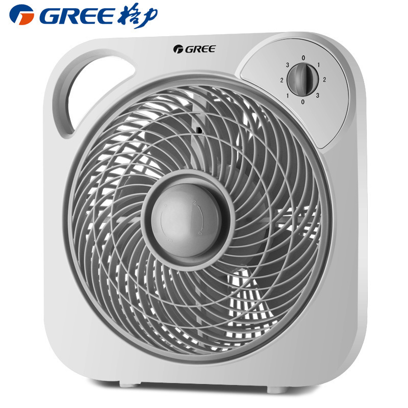 格力(GREE)转页扇电风扇KYT-2501a家用节能 办公宿舍 空调伴侣 迷你转页扇 落地扇 (灰色/蓝色 随机发货)