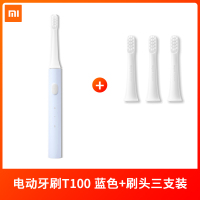 [官方旗舰店]小米 米家声波电动牙刷T100 小米电动牙刷 声波震动 进口纤密软毛 30天超长续航 IPX7防水