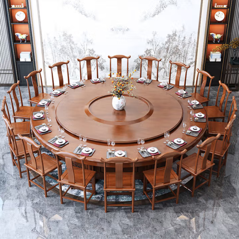 合祥源 GsnCZ08 电动餐桌+20椅 3000*3000*760mm 单位:套高清大图