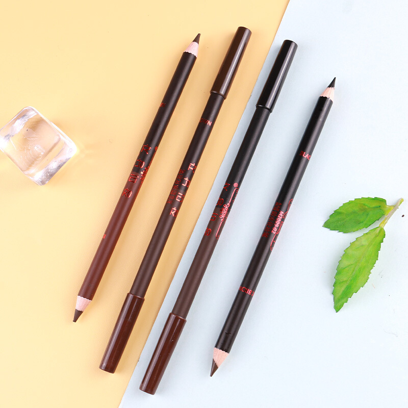 赤沐樱眉笔赤沐樱眉笔持久不色双色双头木杆眉笔女持久防水防汗自然