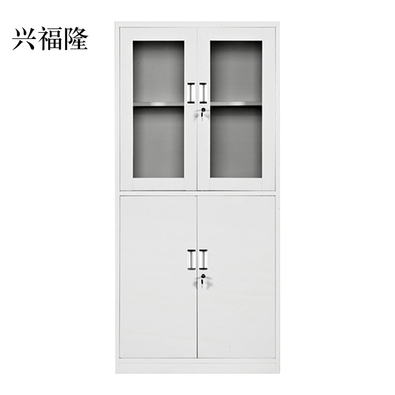 兴福隆钢制文件柜办公资料柜铁皮档案柜带锁储物柜财务凭证柜等体器材柜