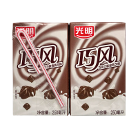 光明巧风牛奶250ml*24盒整箱朱古力巧克力味乳饮料