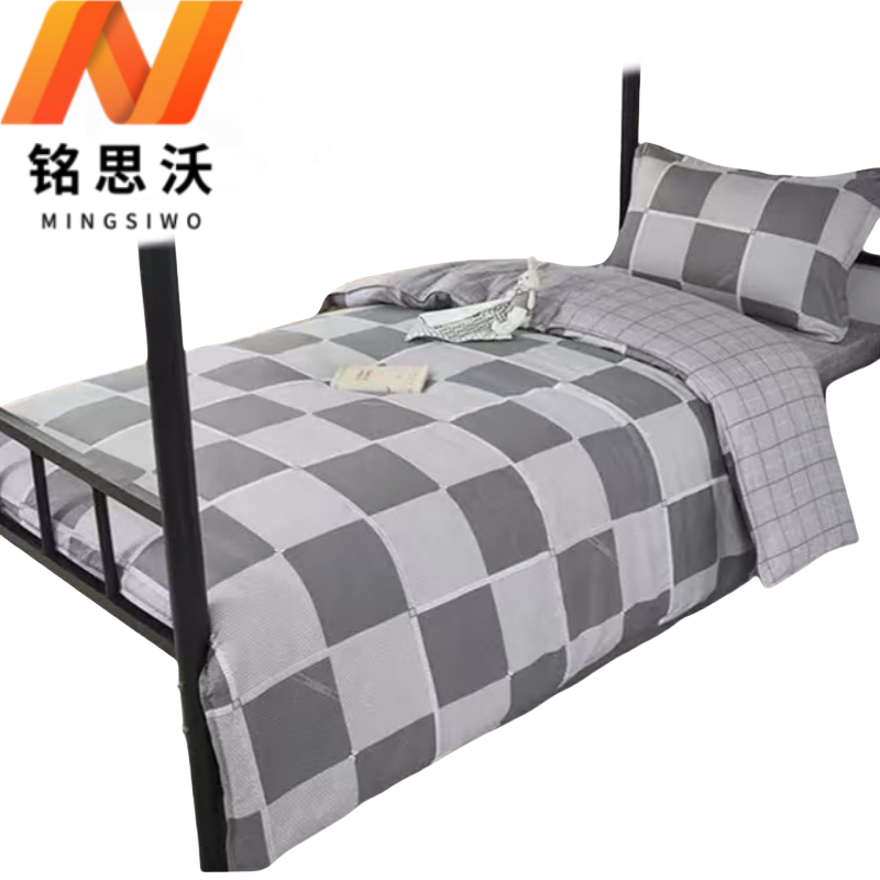 铭思沃床单款三件套1.2*2.0米床 套高清大图