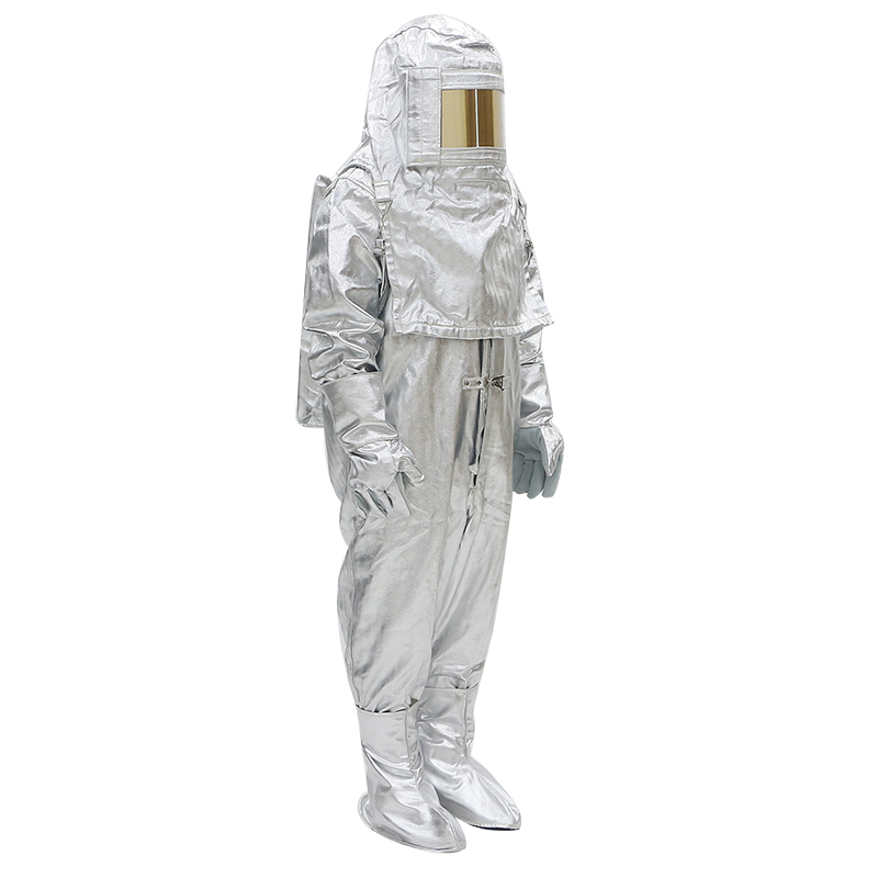 燕舞BD2TF4223105R2F连体式避火隔热服中号/大号(计价单位:套)银色