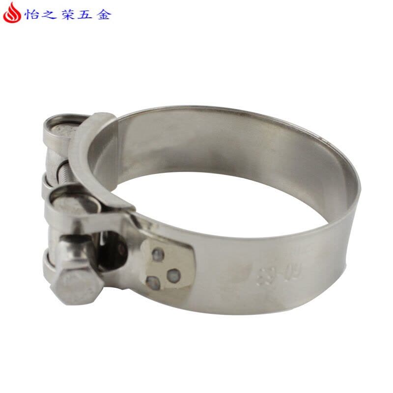 304不锈钢强力喉箍 加强型抱箍 卡箍管卡 卡扣水管夹皮管扣分体式 直径86-91mm图片