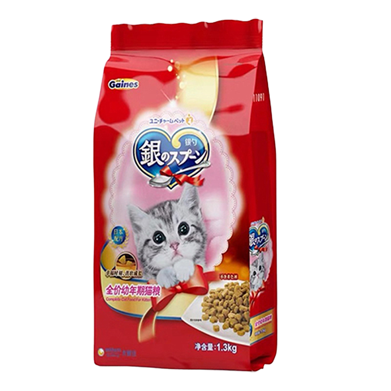 日本佳乐滋银勺幼猫粮13kg母猫孕猫离乳期奶糕猫粮幼猫主粮鸡肉味