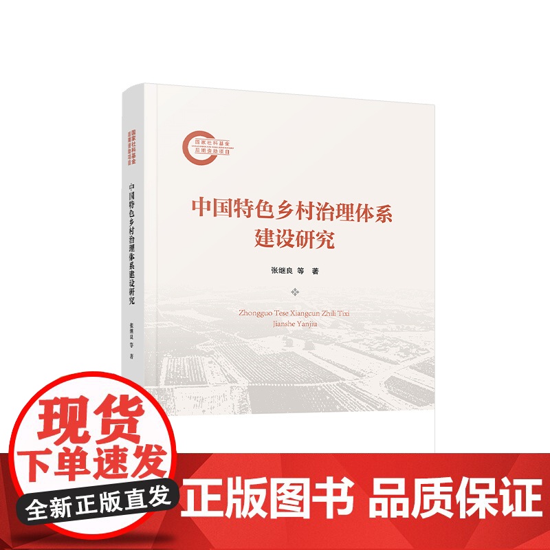 正版 中国特色乡村治理体系建设研究 张继良 等著 人民出版社高清大图