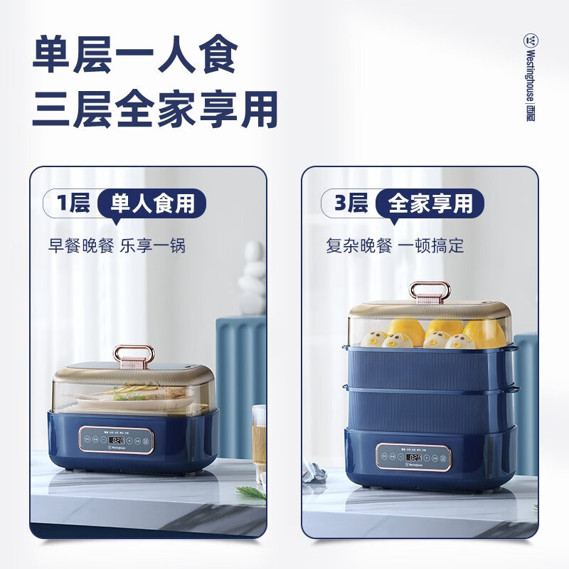 西屋Westinghouse电蒸锅预约电煮锅电炖锅多用途锅 WZL121/单位:个