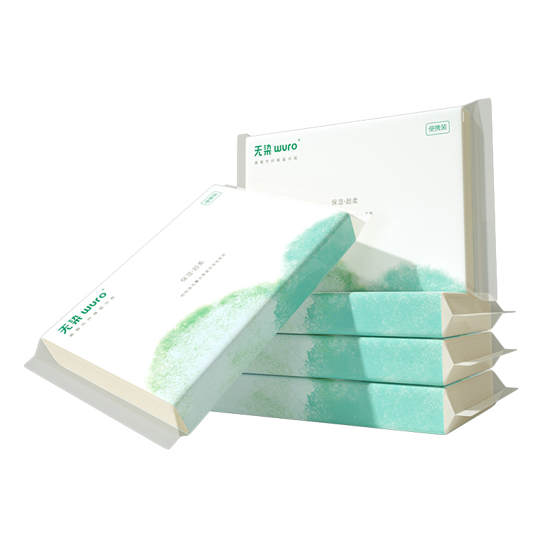 无染(wuro) 竹纤维保湿婴儿柔纸巾WR00601 40抽*5包/箱