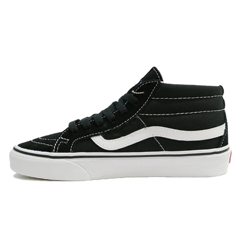 VANS范斯 SK8-MID中帮黑白经典款男女休闲鞋帆布鞋滑板鞋VN0A391F6BT