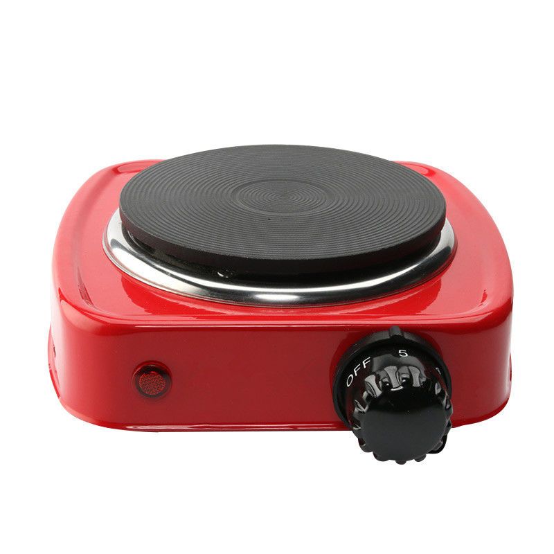 家用500w迷你电热炉小电炉煮摩卡壶煮咖啡茶炉实验用烧杯保温恒温红色