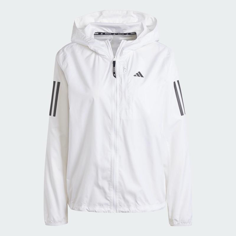阿迪达斯(adidas)女运动夹克时尚透气防风跑步训练外套高清大图