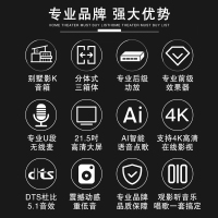 奔腾 (BNTN) 家庭影院K歌系统有源重低音炮客厅电视5.1别墅音响套装家用KTV音响影K功放配纽约旗舰点歌机套装