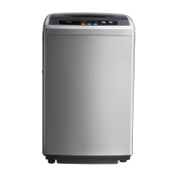 美的(Midea)6.5公斤全自动波轮洗衣机家用小型迷你节能省电 MB65-1000H 智力灰