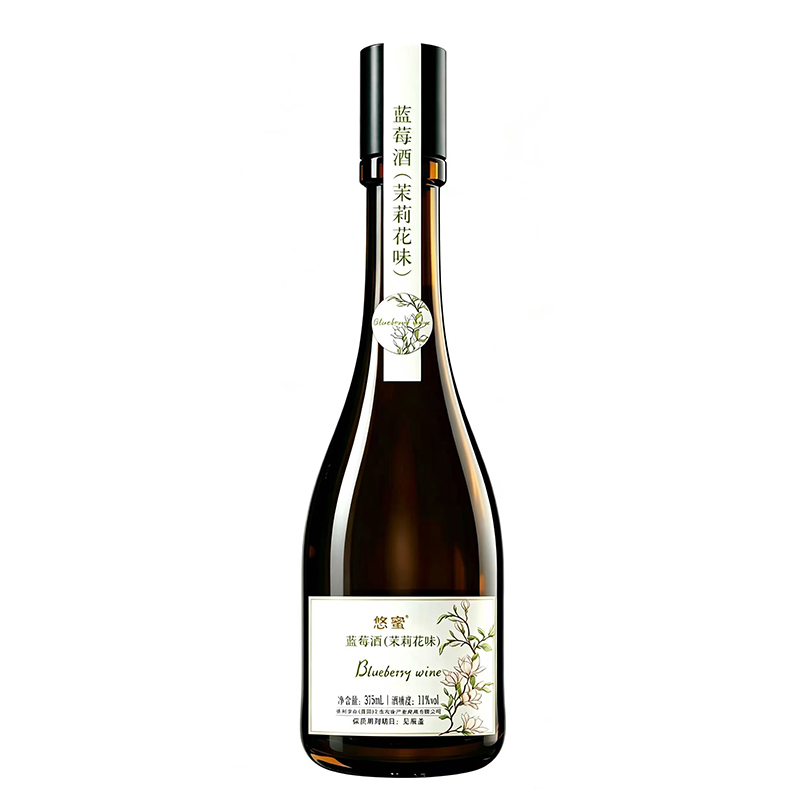 茅台悠蜜蓝莓酒11%vol 375mL(茉莉花味)