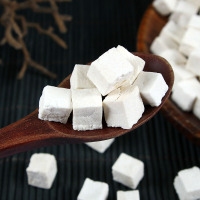 材 茯苓丁食用白茯苓片无硫不漂白可磨茯苓粉500g