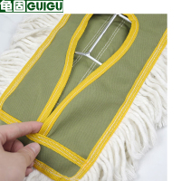 龟固 平板拖把 地拖推尘墩布大号长杆商用尘推 特厚细棉纱 60cm整套 1套 62314A1 1个