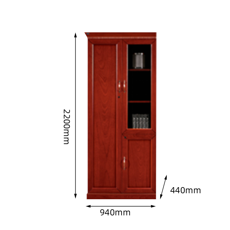 初嘉(CJ)CJ4052422 木质文件柜 二门 940*440*2200mm(单位:台)高清大图