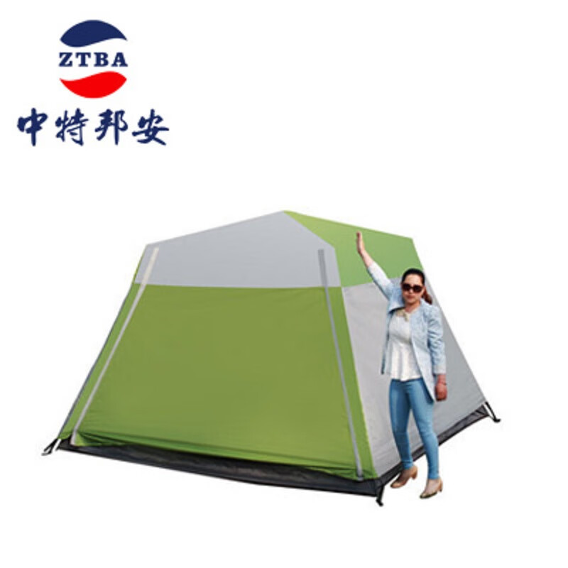 帐篷 中特邦安 ZT-ZP102 单层帐 多人 春秋季 绿色
