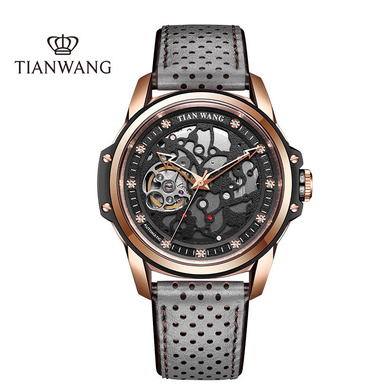 天王表(tianwang)手表 男士手表新品镂空机械表品牌男表51114