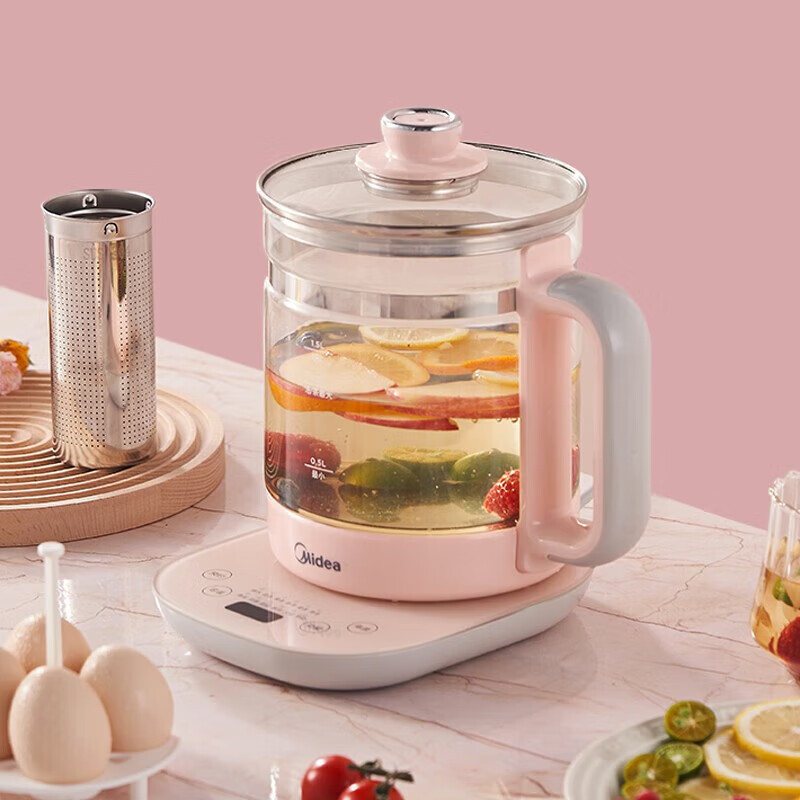 美的(Midea)养生壶MK-GE15X11家用1.5L大容量多功能花茶壶办公室养身茶壶[ZMD安心系列]