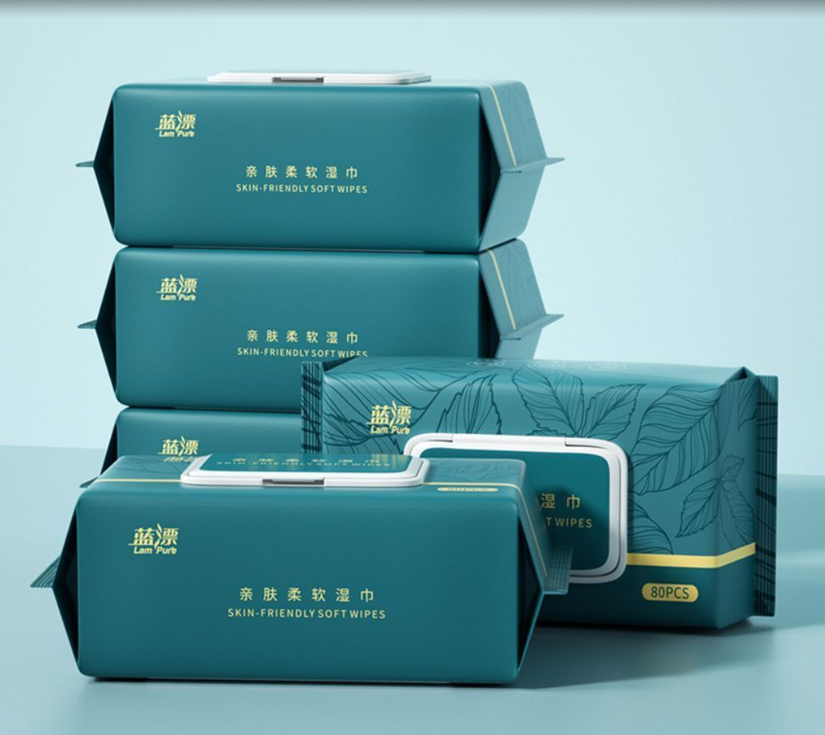 蓝漂(Lampure) 亲肤湿巾5包装*80片LP-36464(单位:包)