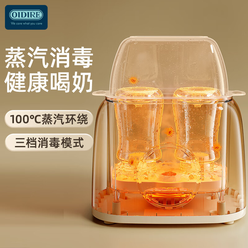 OIDIRE温奶器奶瓶消毒器二合一 恒温调奶器奶瓶收纳暖奶器 ODI-WN1高清大图