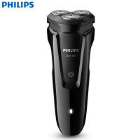 飞利浦（PHILIPS） 电动剃须刀 S1010/04 干湿两用三刀头全身水洗 充电旋转式刮胡刀 钢琴黑
