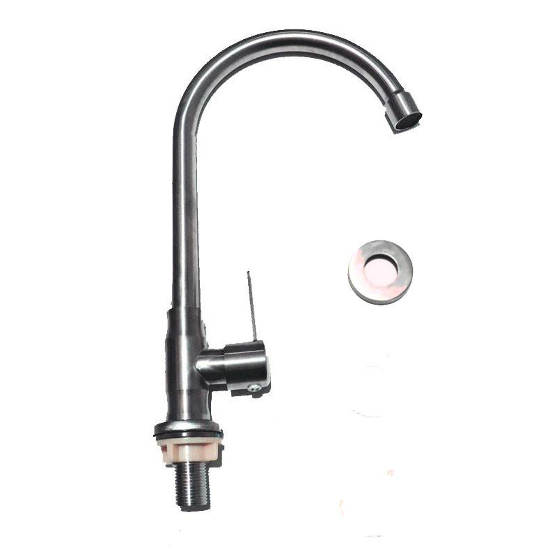 南方卫通304不锈钢水龙头 高仪单冷水龙头 立式单水龙头 通用接口4分NF-014 / 个高清大图