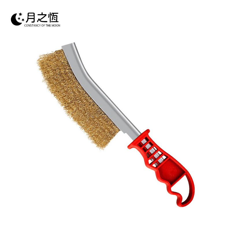 月之恒铁把钢丝刷通用把高清大图