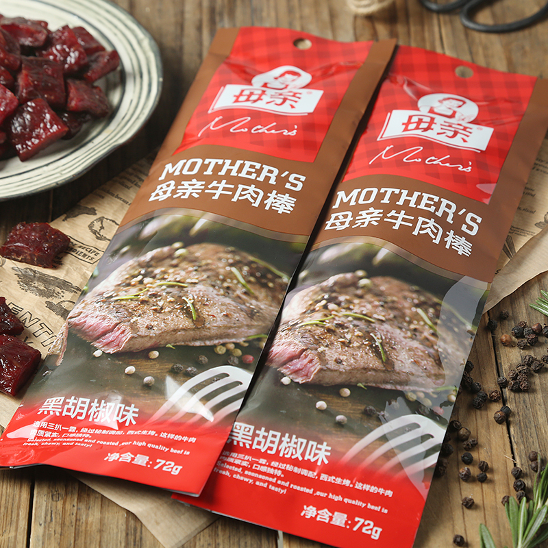 母亲牌牛肉棒黑胡椒72g