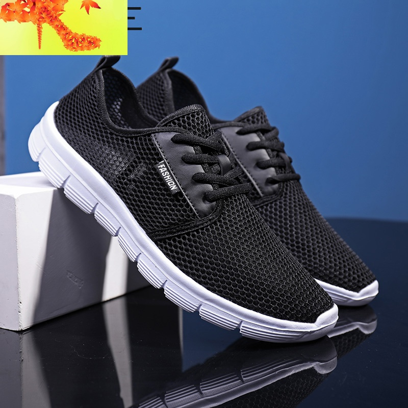 单网鞋男镂空网鞋夏季男士网洞网眼青少年运动休闲鞋轻便透气网布