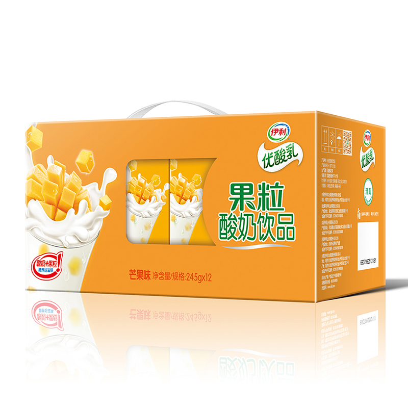 伊利优酸乳 芒果味245g*12