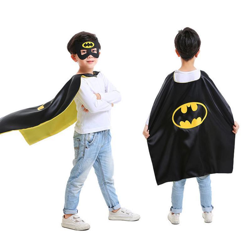 万圣节儿童男女角色扮演出披风cos舞台表演服斗篷超人奥特曼服饰 70cm
