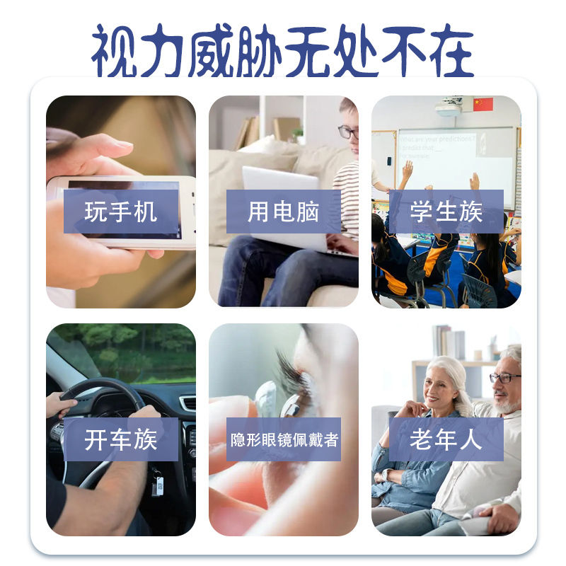 [1瓶装]北京同仁堂蓝莓叶黄素酯软糖果片儿童学生成人中老年视力