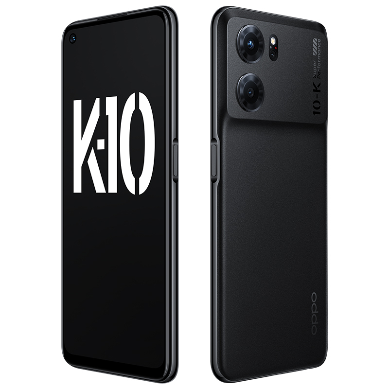 OPPO K10 暗夜黑 12GB+256GB 5G全网通手机 天玑8000-MAX芯片 120Hz高帧变速屏 金刚石VC液冷散热系统