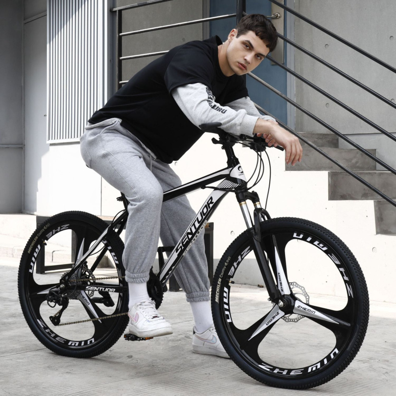 山地自行车成年人儿童越野单车变速公路赛车男款初中学生8到15岁