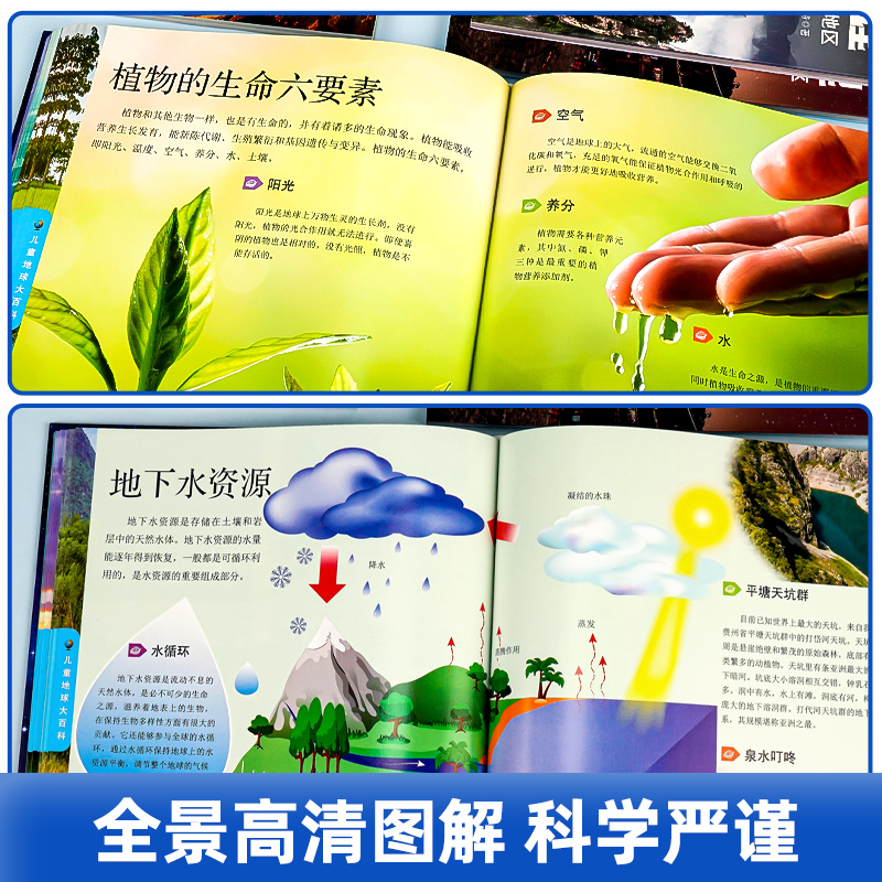 动物+海洋+恐龙百科全书(全3册) [正版]精装硬壳 儿童地球大百科 儿童百科全书趣味百科科学书幼儿科普类书籍小学宇宙书高清大图